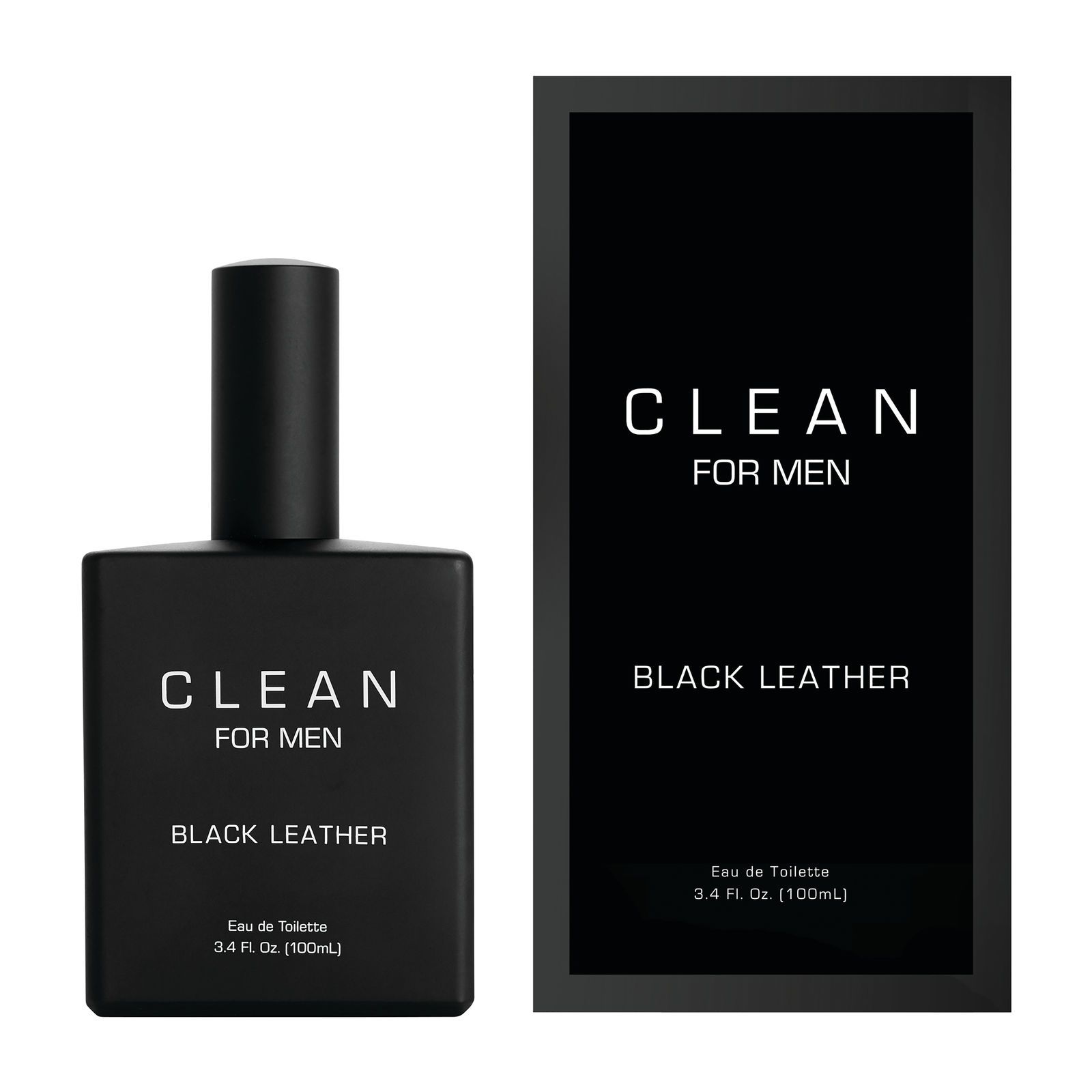 Clean For Men Black Leather