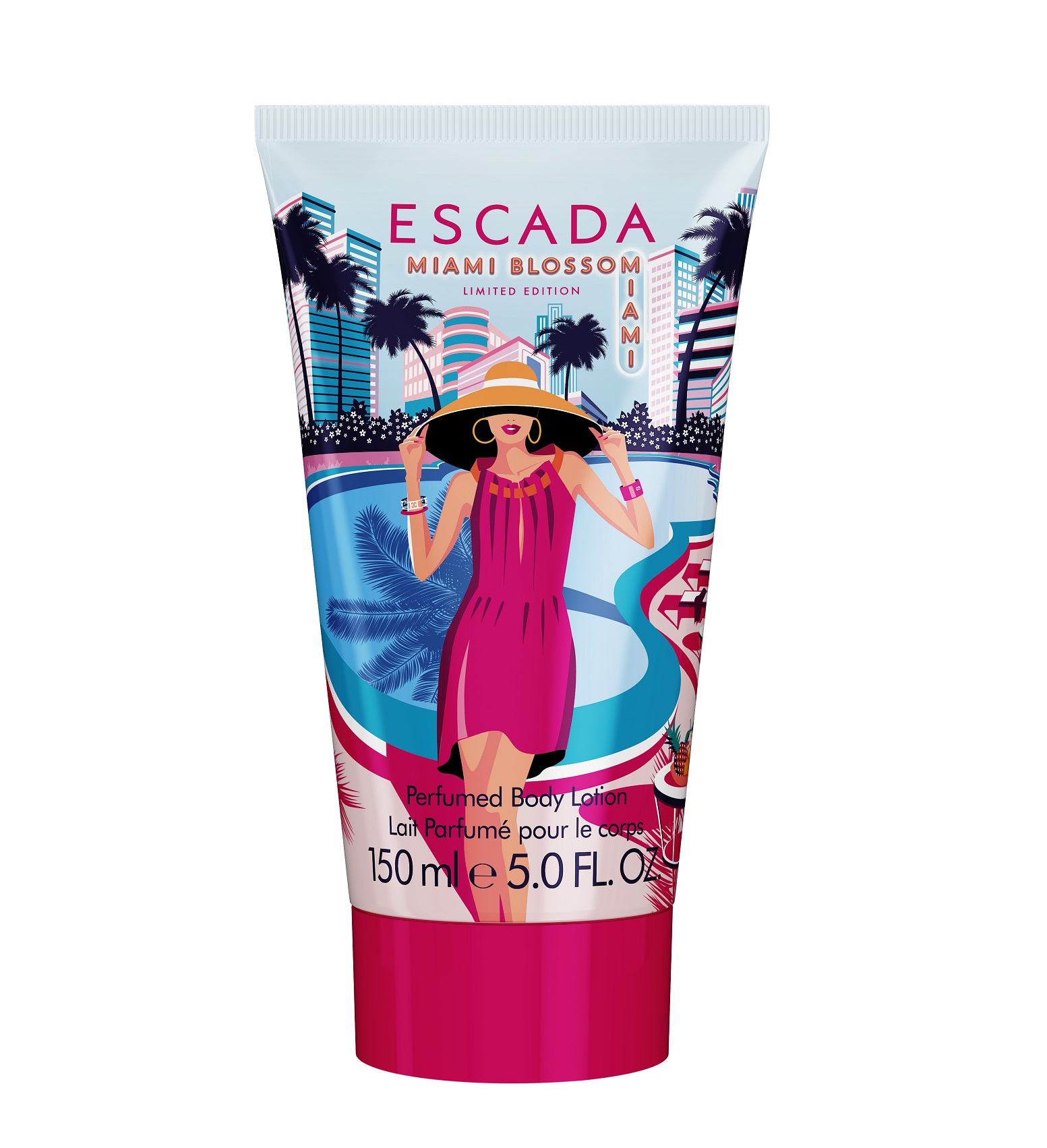 Escada blossom. Escada Miami Blossom. Аромат Эскада Майами блоссом. Escada body Lotion. Духи Эскада Майами.